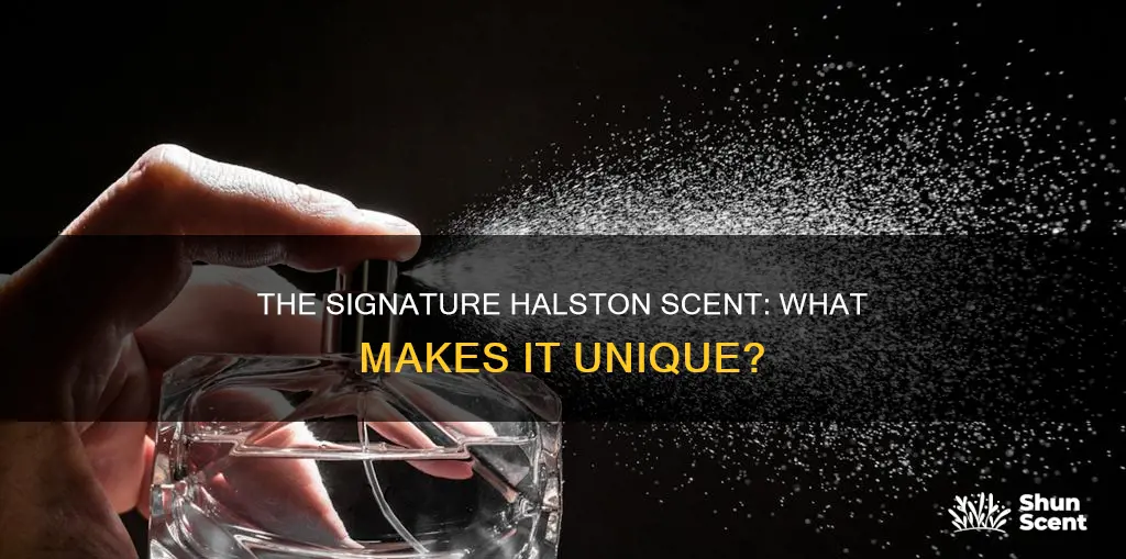 what does halston perfume smell like