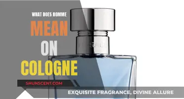 Understanding 'Homme' in Cologne: A Guide to Fragrance Labeling