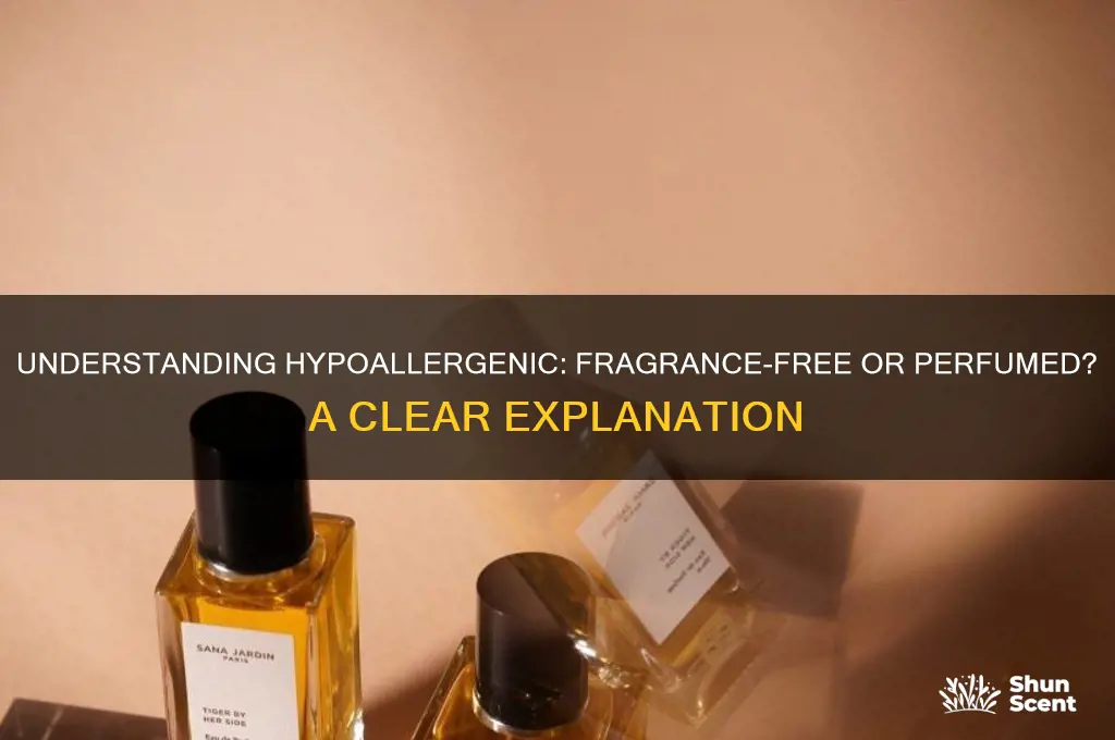 what does hypoallergenic mean and does it have any perfumes