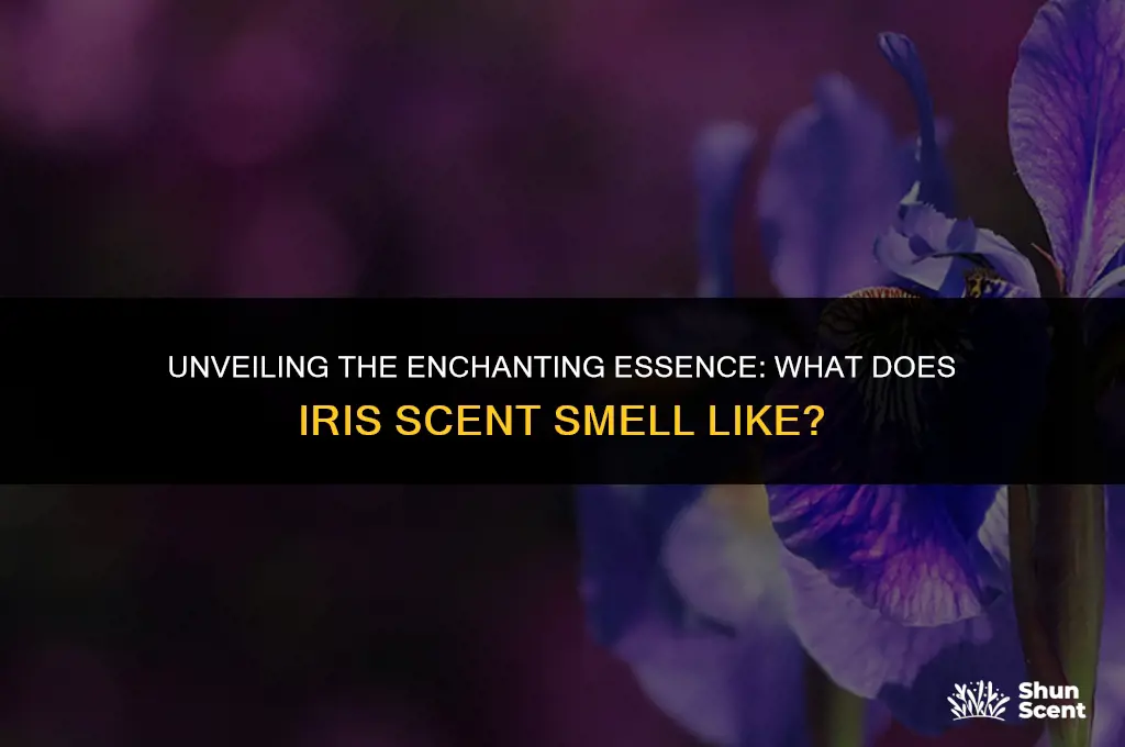 what does iris scent smell like