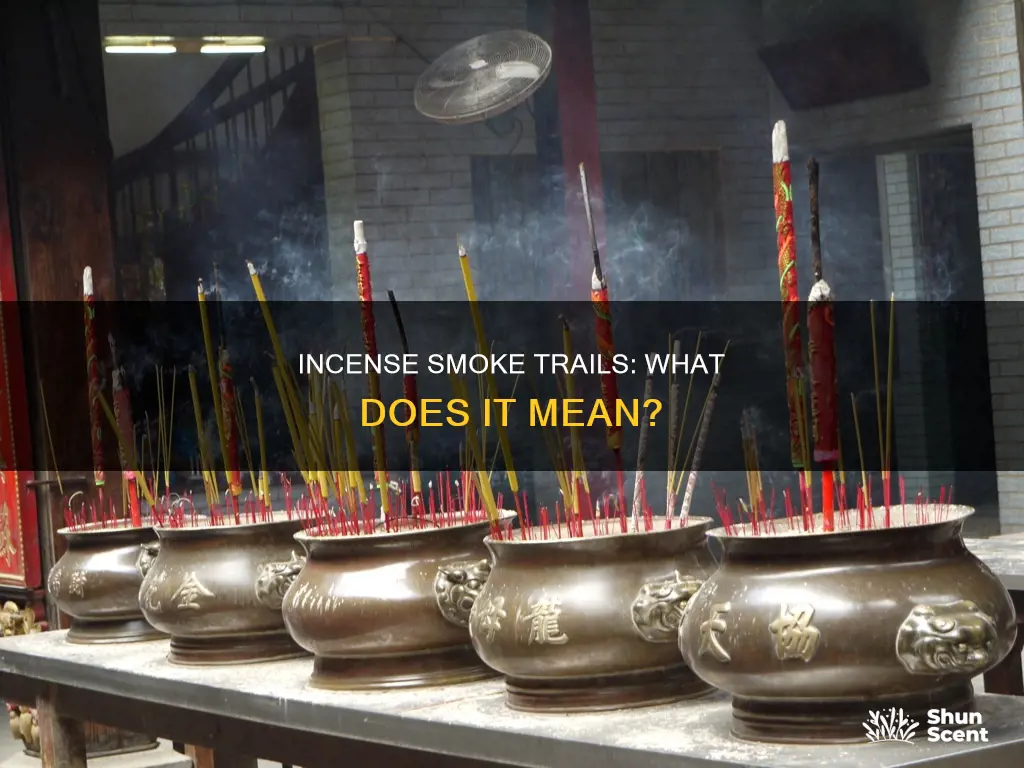 what does it mean if incense smoke follows you