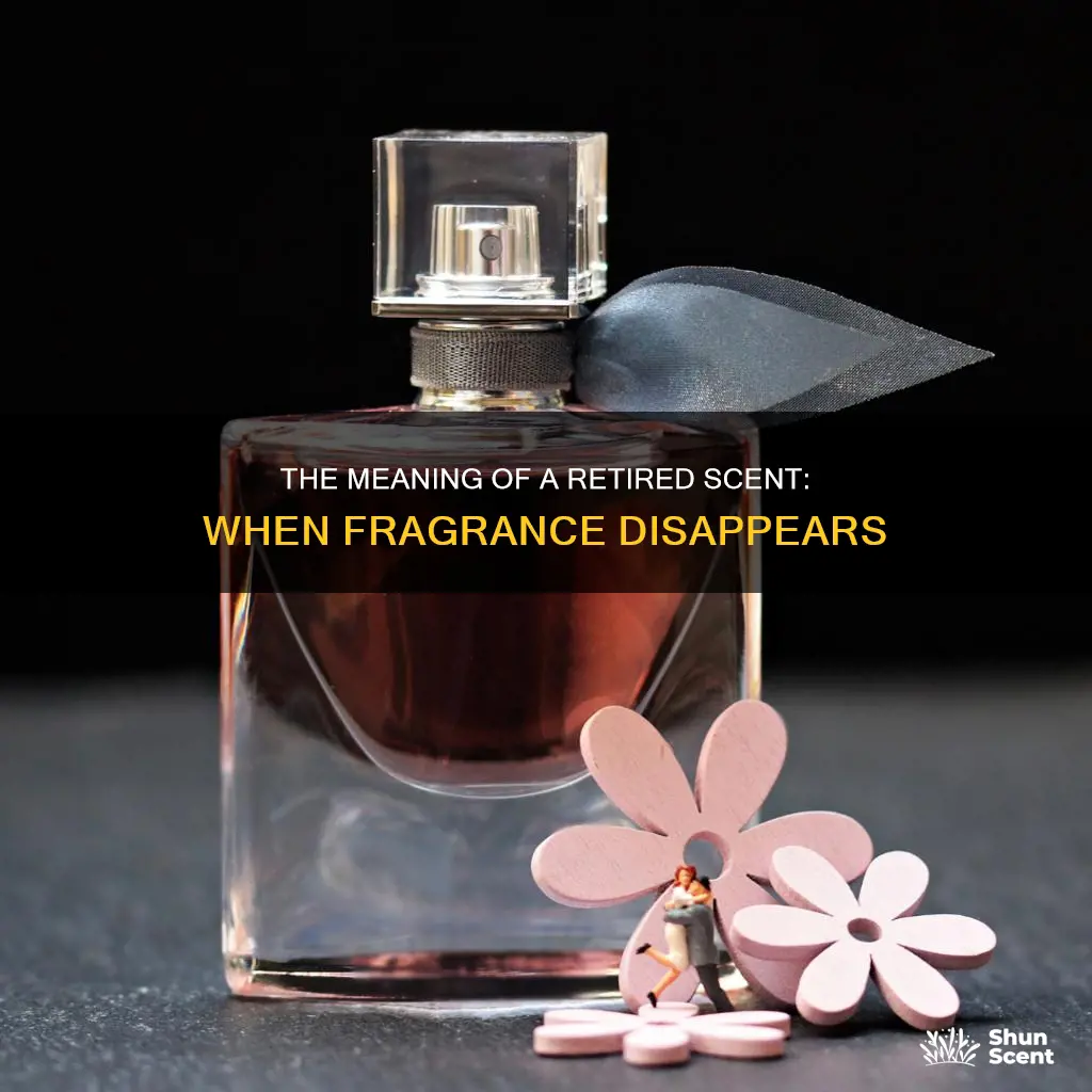 what does it mean if the fragrance is retired