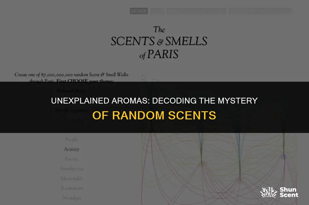 what does it mean if you randomly smell someone