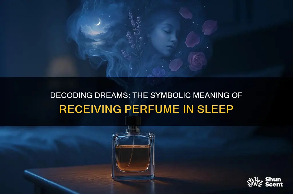what does it mean to be given perfume in dream