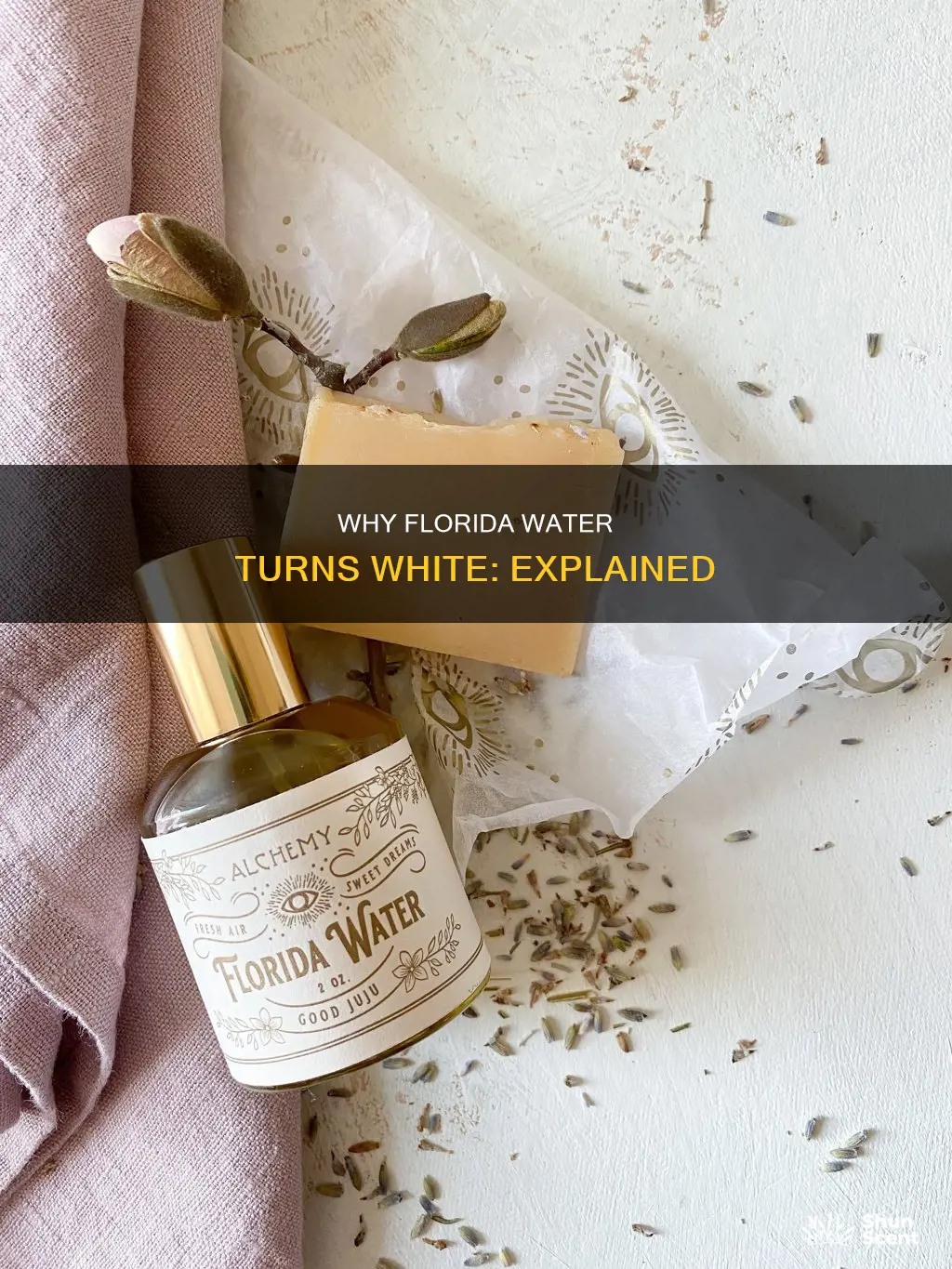 what does it mean when florida water cologne turn white