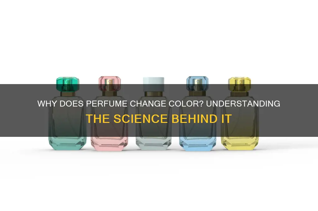 what does it mean when perfume change color