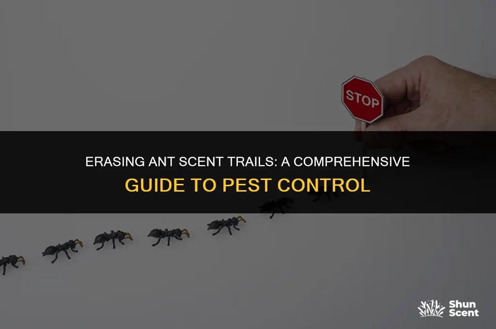 what does it take to erase ant scent trails