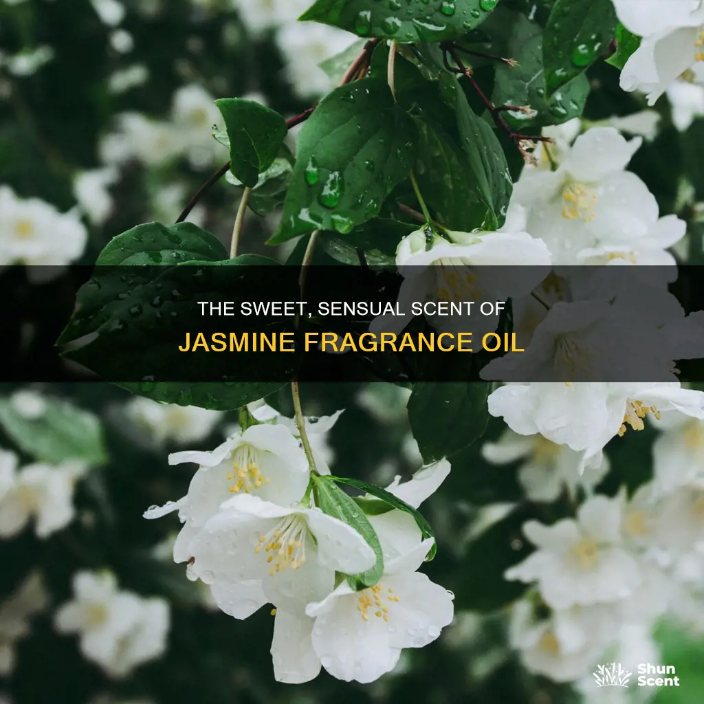 what does jasmine fragrance oil smell like
