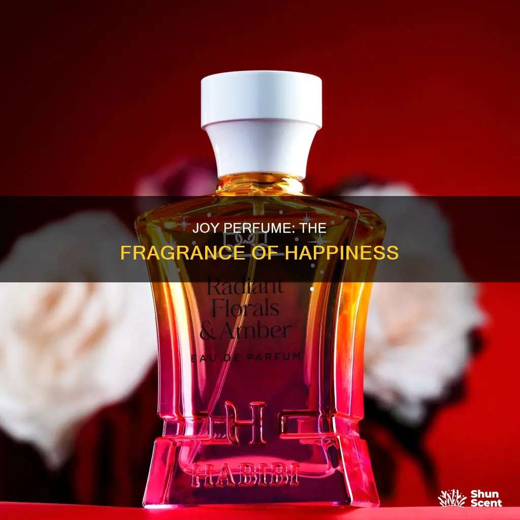 what does joy perfume smell like