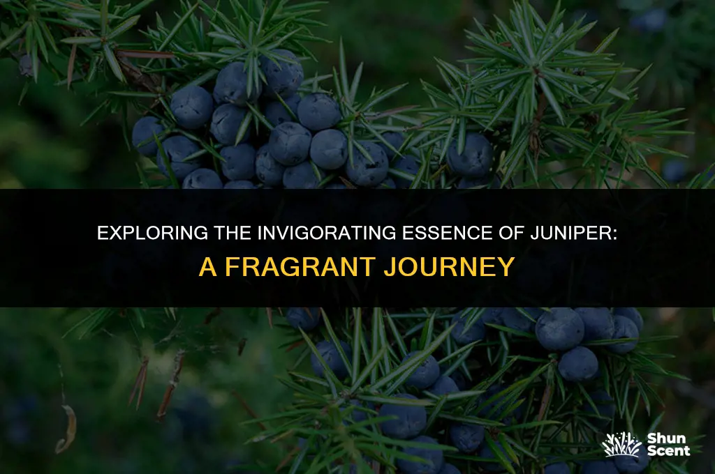 what does juniper scent smell like