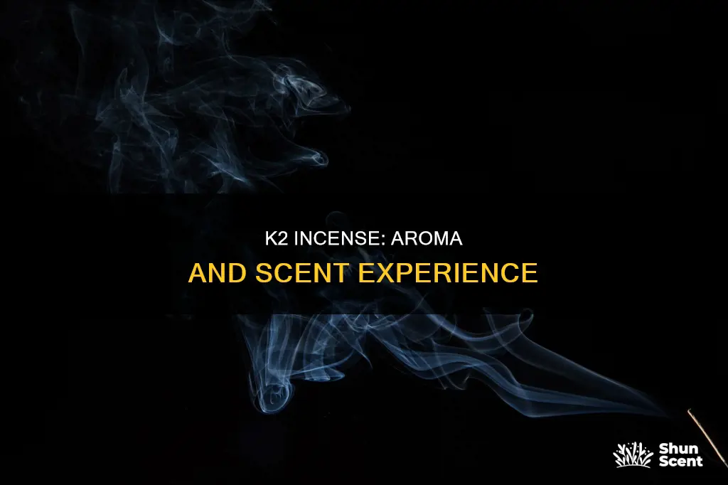 what does k2 incense smell like