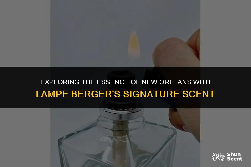 what does lampe berger new orleans scent smell like
