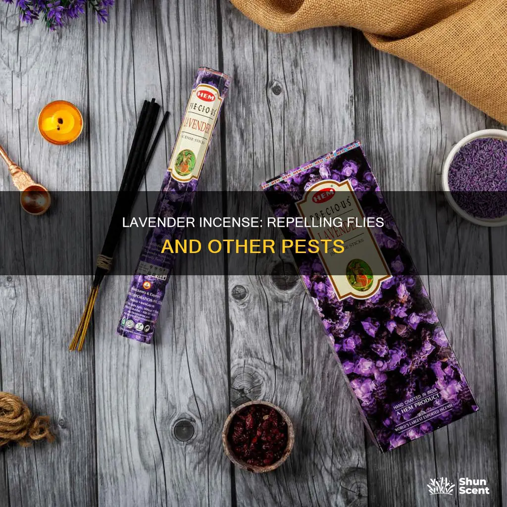 what does lavender incense repel flies