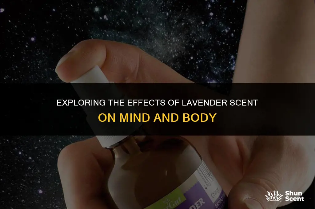 what does lavender scent cause