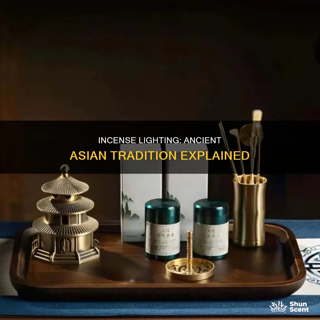 what does lighting incense means in asian