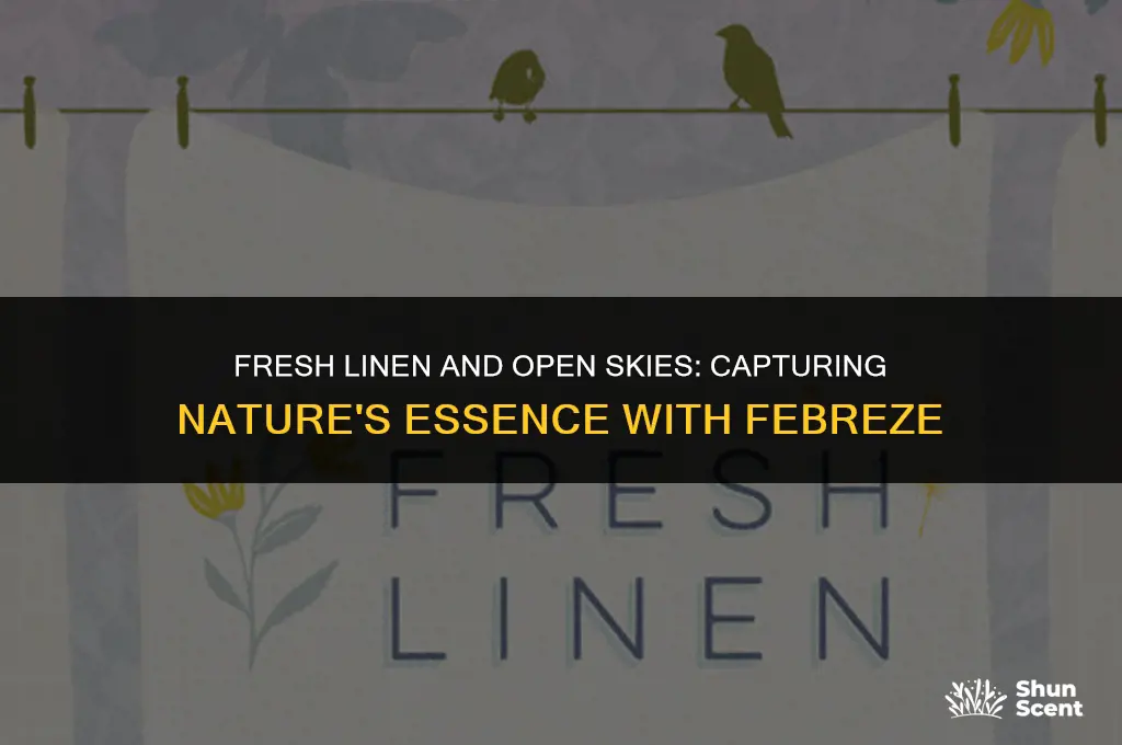 what does linen and sky smell like scents febreze