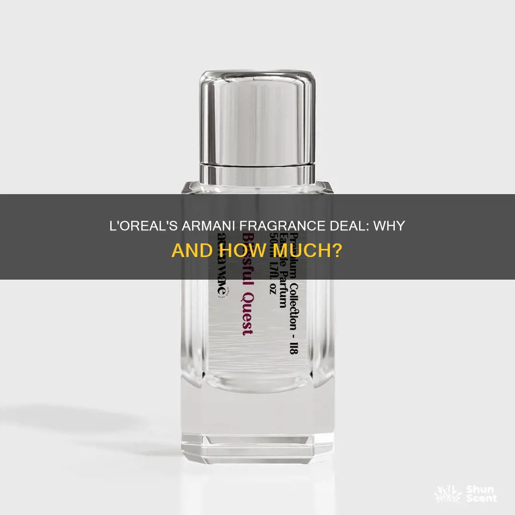 what does loreal have to do with armani fragrances