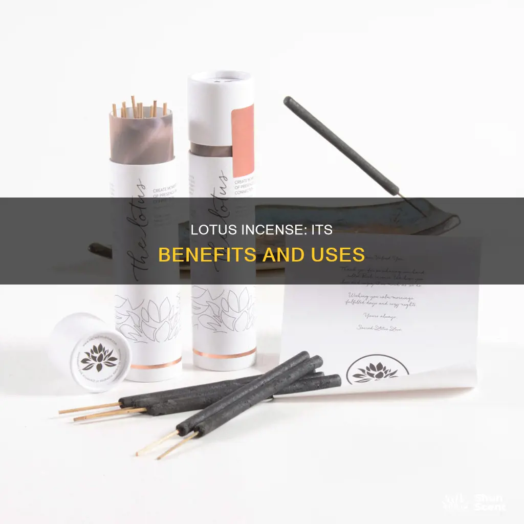 what does lotus incense do