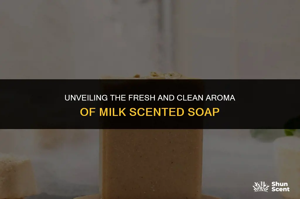 what does milk scented soap smell like