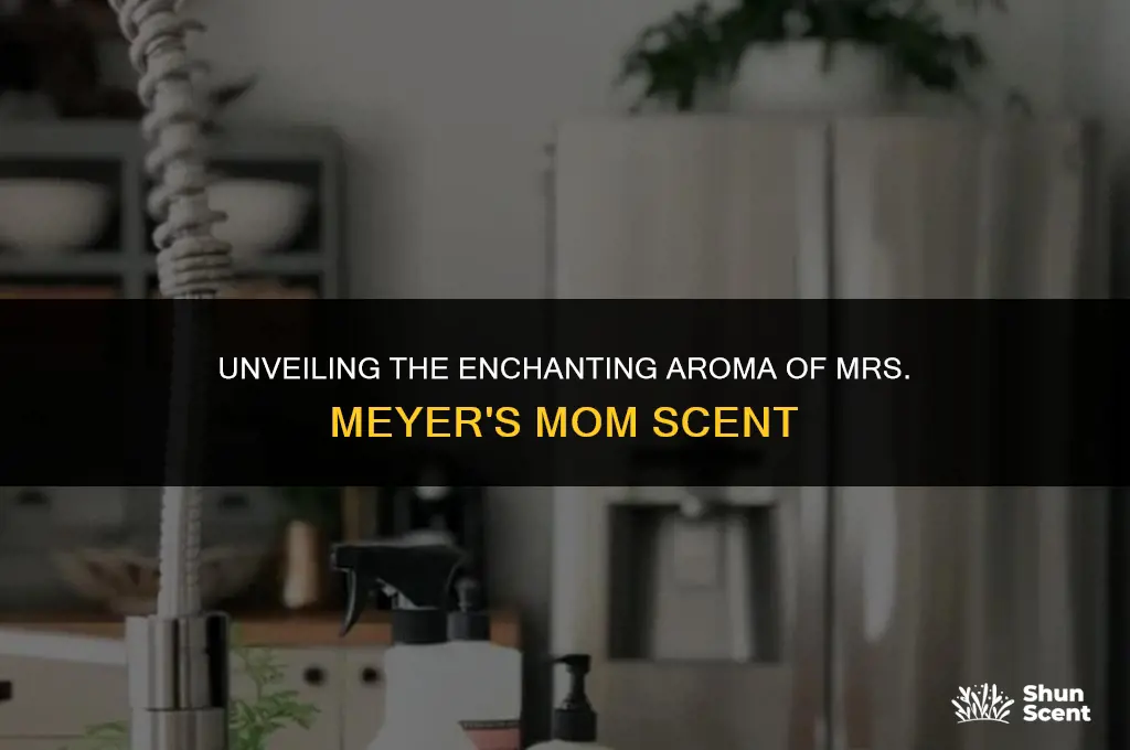 what does mrs meyers mum scent smell like