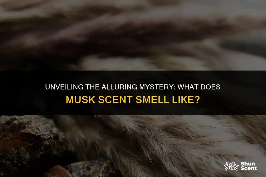 what does musk scent smell like