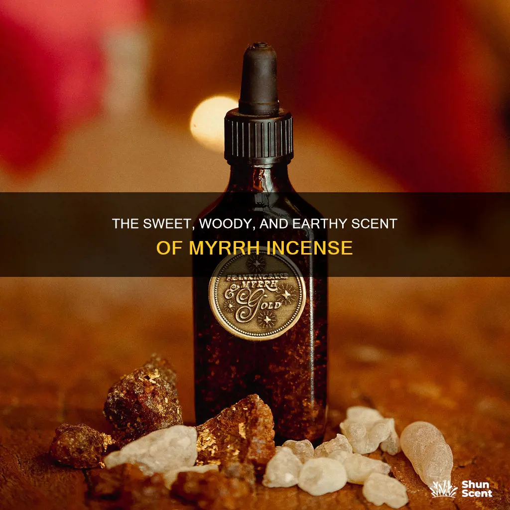 what does myrrh incense smell like