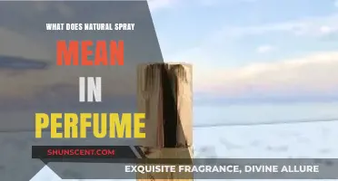 Understanding Natural Spray in Perfumes: Definition, Benefits, and Usage