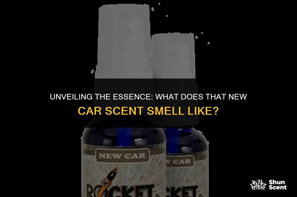 what does new car scent smell like