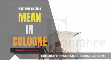 Cologne's No Cello: A Unique Fragrance Note