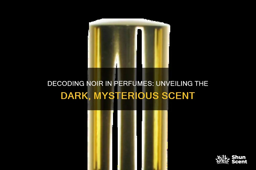 what does noir mean in perfume