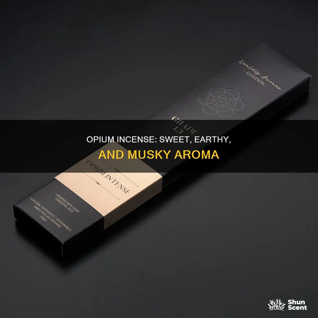 what does opium incense smell like