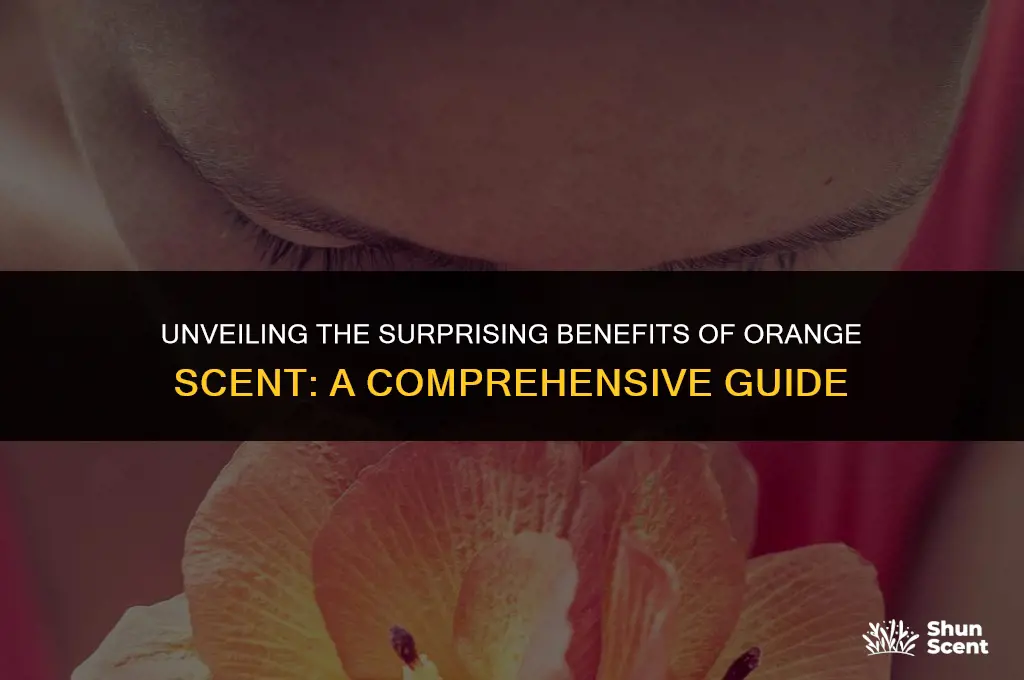 what does orange scent help with