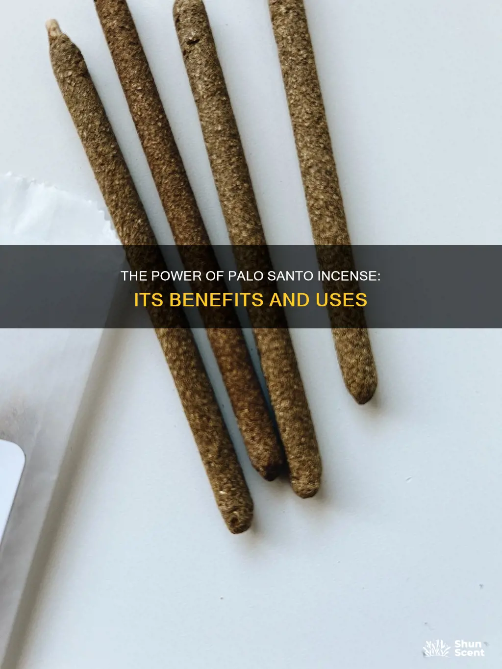what does palo santo incense do