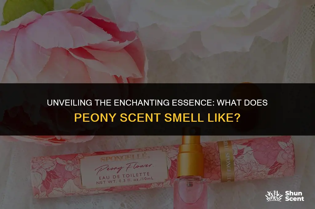 what does peony scent smell like