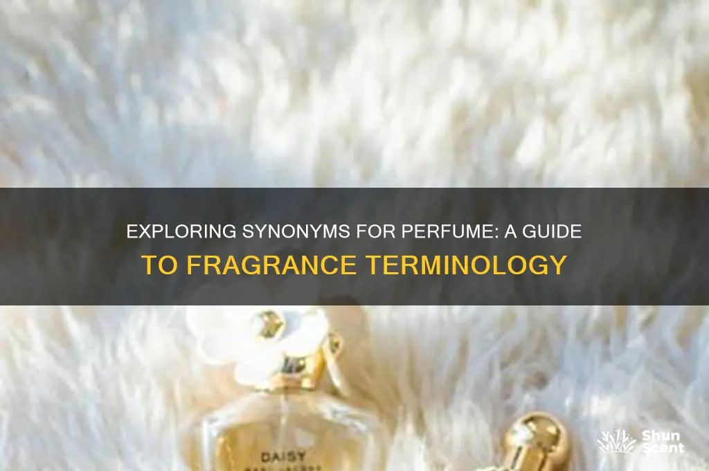 what does perfume similar word