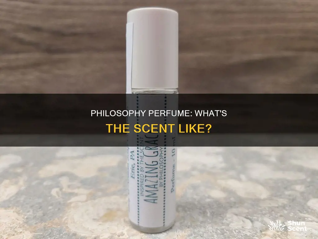what does philosophy perfume smell like