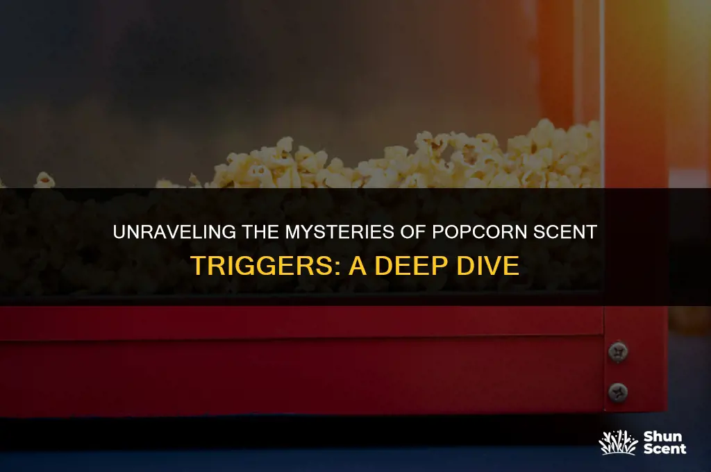 what does popcorn scent trigger mean
