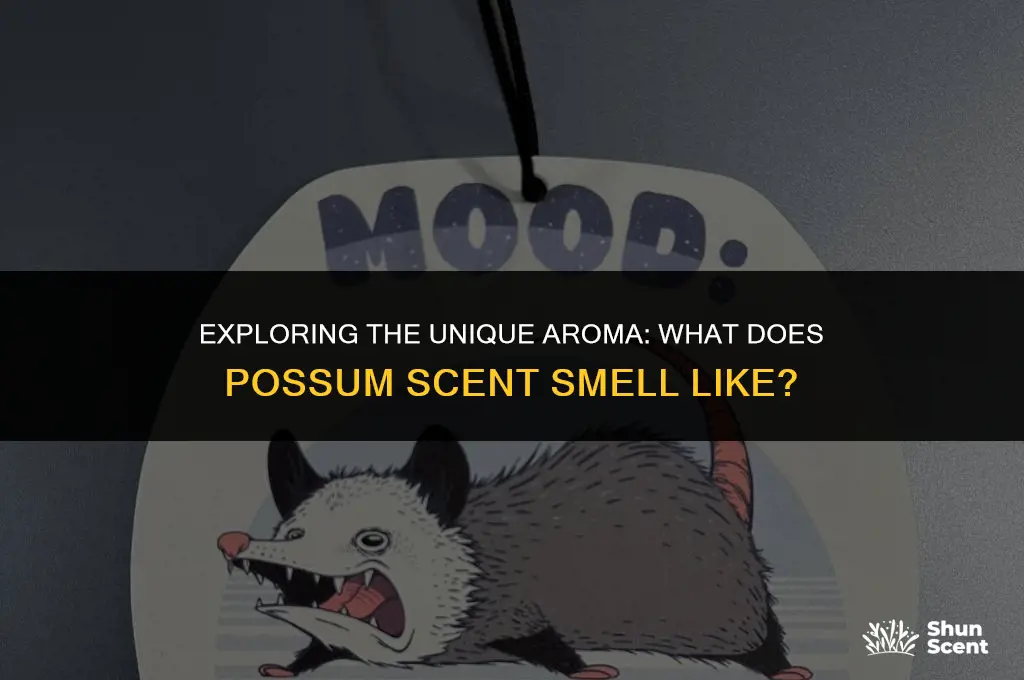 what does possum scent smell like