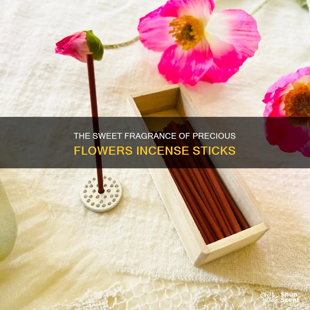what does precious flowers incense stick smell like