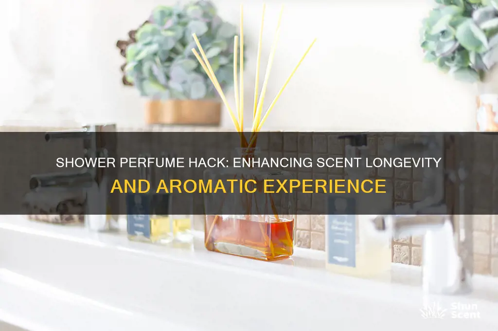 what does putting perfume in the shower do