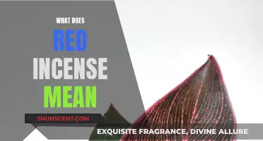 Incense Color Meaning: Why Red Incense Matters