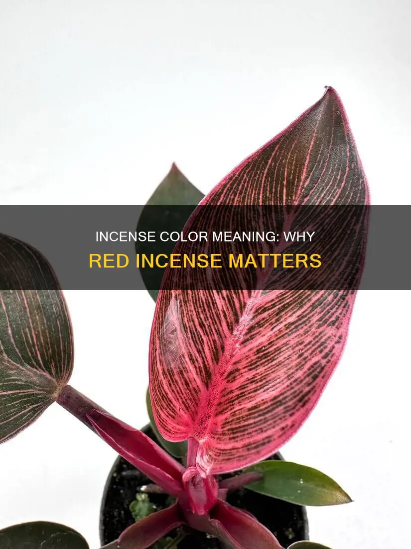 what does red incense mean