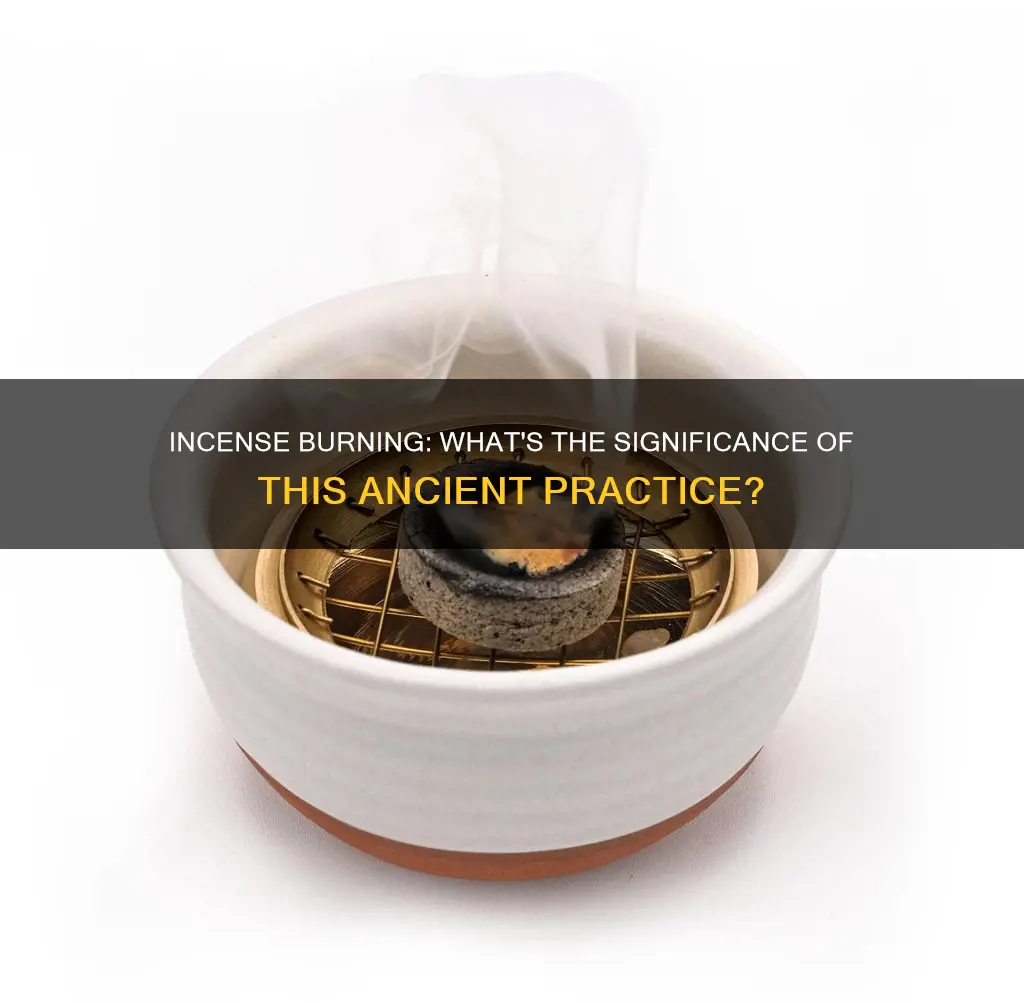 what does regularly burn incense mean