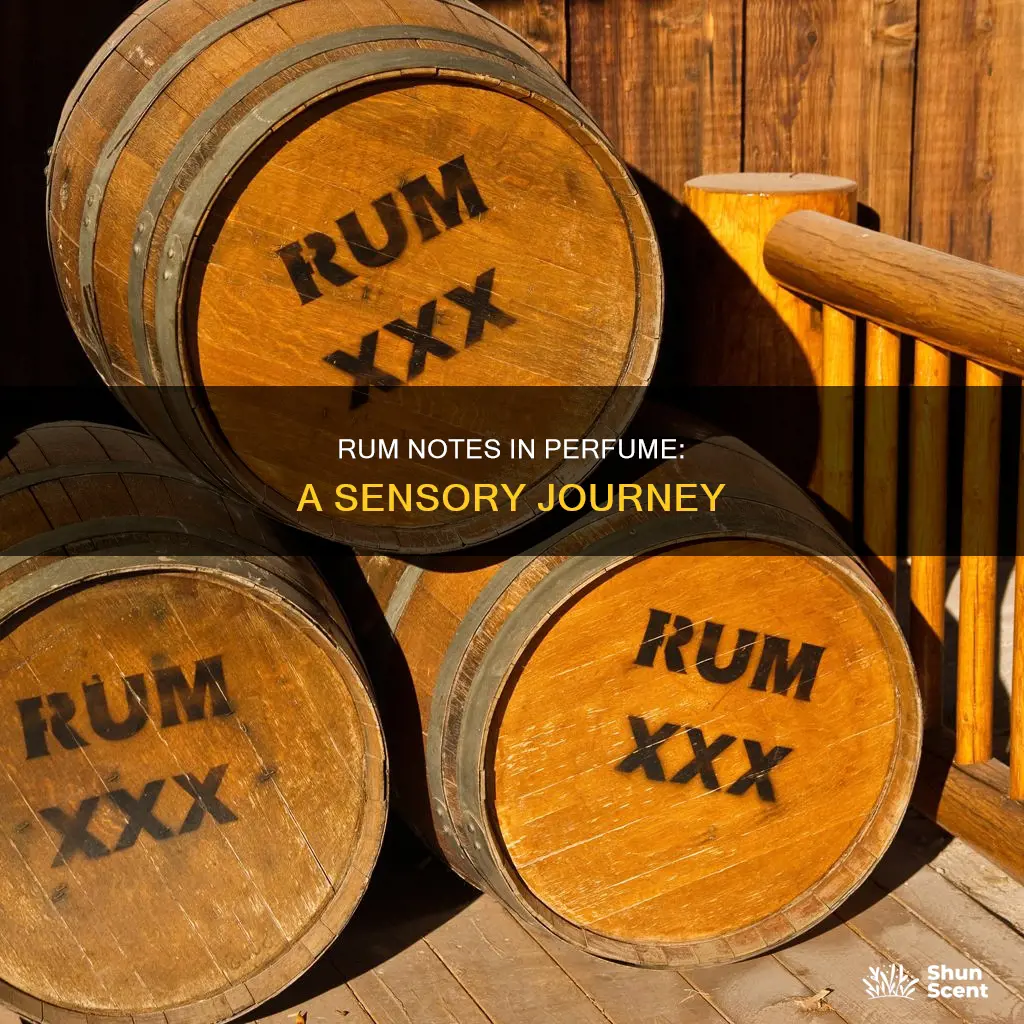 what does rum smell like in perfume