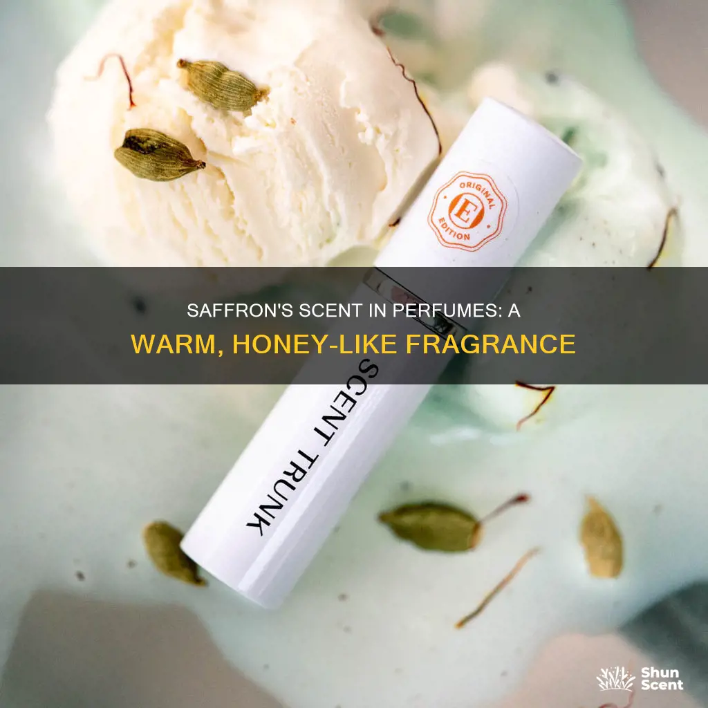 what does saffron smell like in perfume
