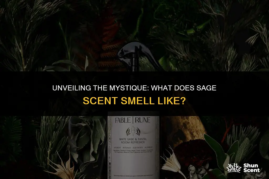 what does sage scent smell like