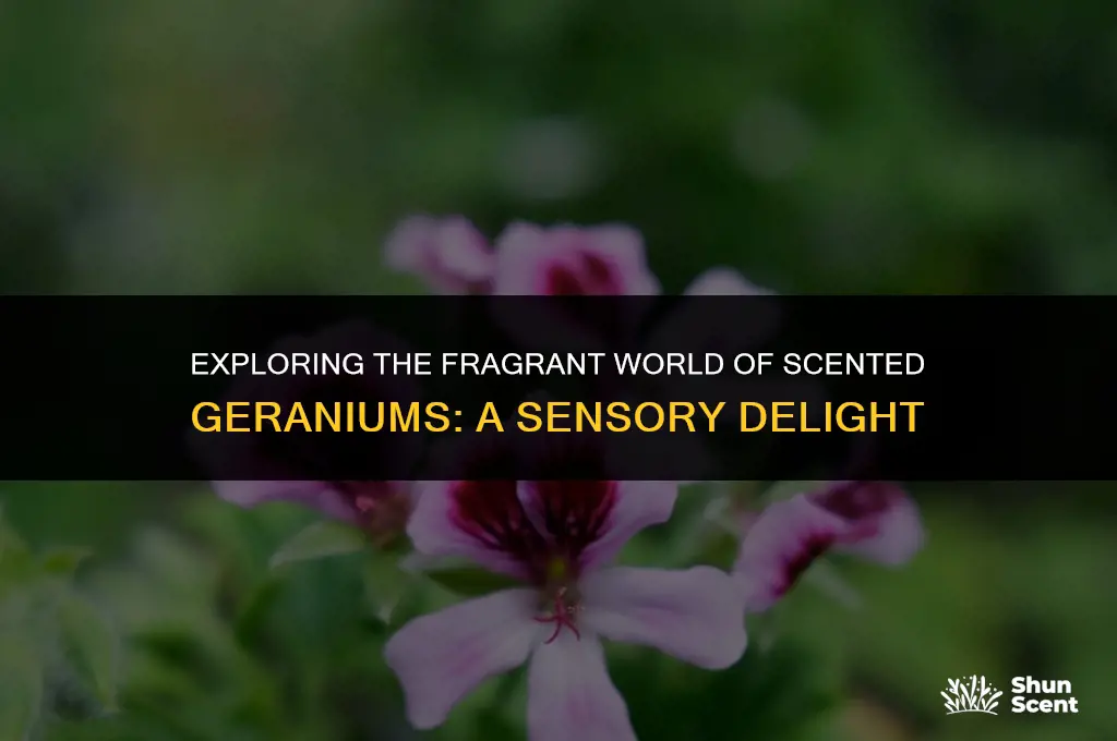 what does scented geraniums smell like