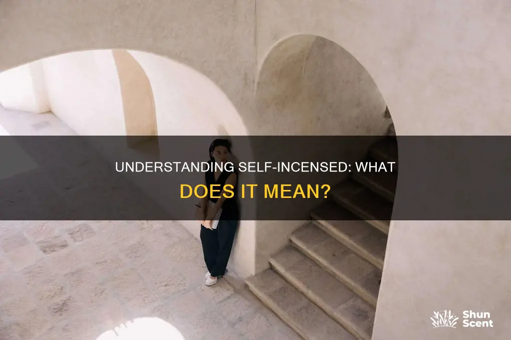 what does self incensed mean