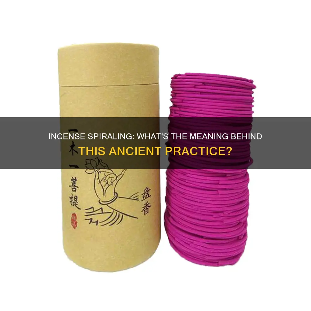 what does spiraling incense mean