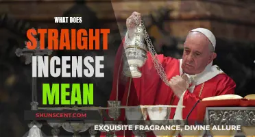 Incense Connoisseurs: Understanding Straight Incense